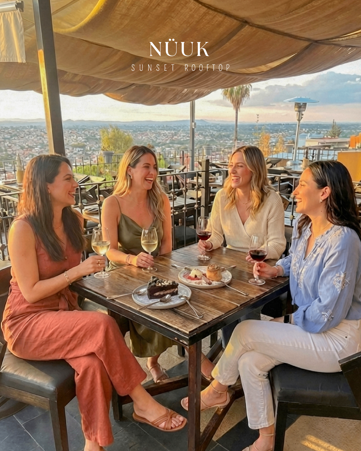 Brindis entre amigas